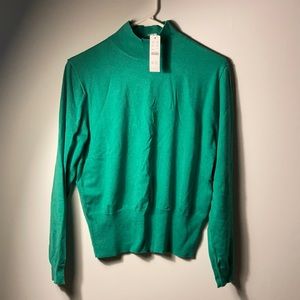 New j crew mock title neck size s